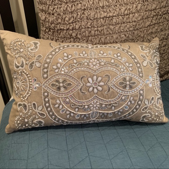 beaded pillow covers